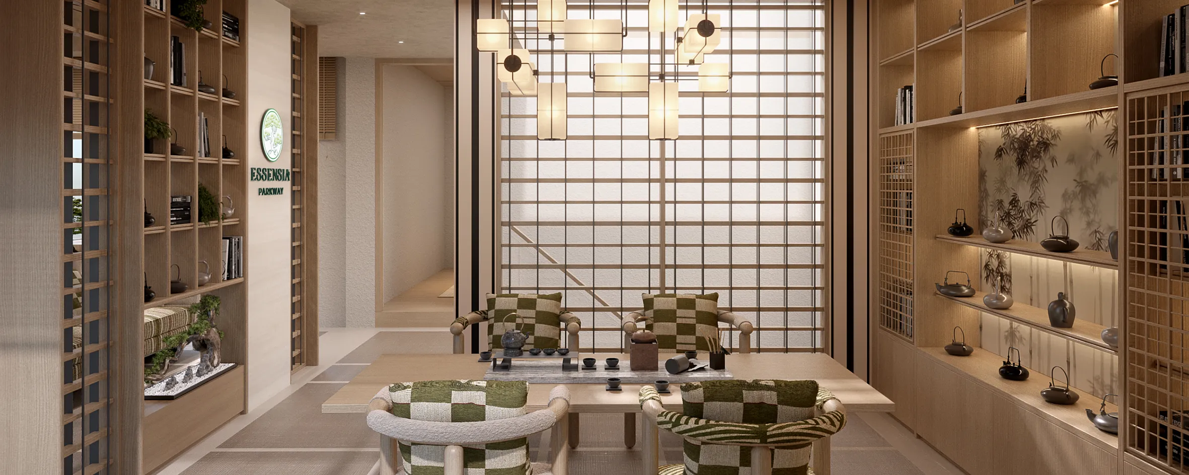 Onsen clubhouse & Yamaki park